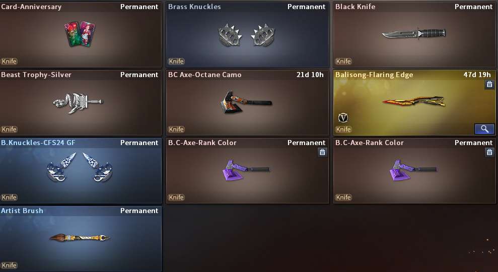 Game account sale CrossFire